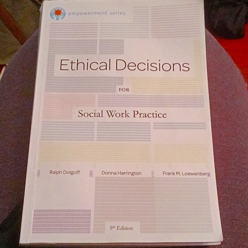 Ethics textbook- for social working